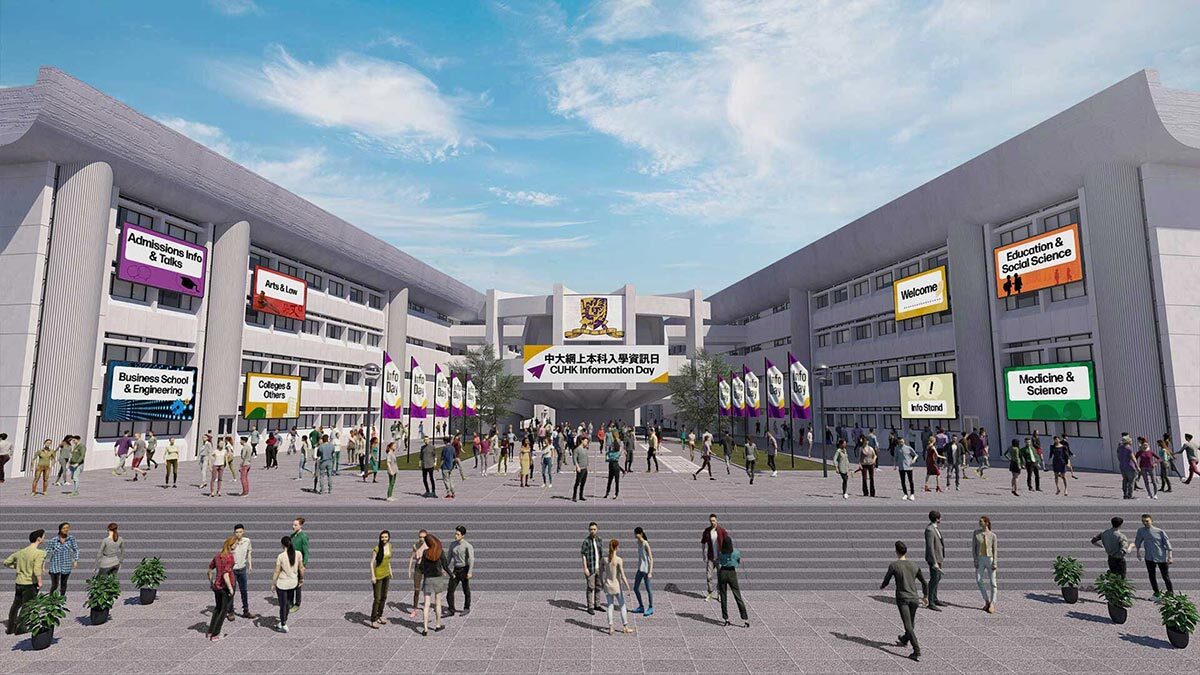 Lobby virtuel avec marque personnalisée